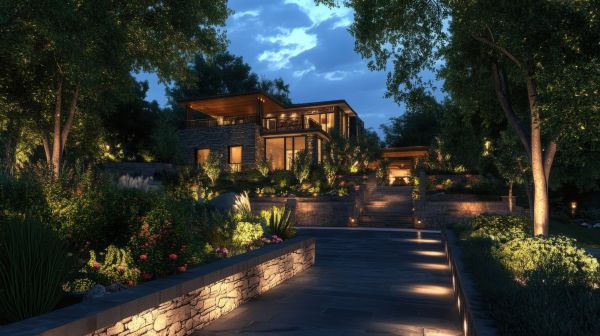 Saint Paul Landscape Lighting Service